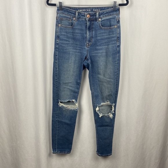 American Eagle Outfitters AE Stretch Mom Jean Size 00 - Picture 3 of 15